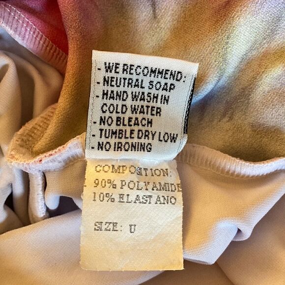 Shape Up Fitness Wear New Multi Pastel Colors High Waisted Legging/ Rear Detail - Picture 7 of 7